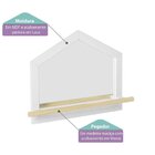 Espelho Com Moldura Para Quarto Montessoriano Casatema Madeir