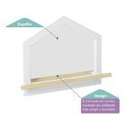 Espelho Com Moldura Para Quarto Montessoriano Casatema Madeir