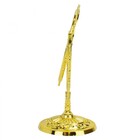 Espelho Coração Dourado Dupla Face 24x21cm