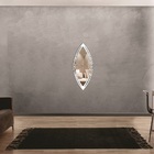 Espelho Corpo Inteiro Decorativo Kit Lecce E Perugia Marrom