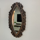 Espelho Corpo Inteiro Decorativo Lecce 71x130 Marrom