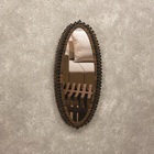 Espelho Corpo Inteiro Decorativo Maleo 59x129 Marrom