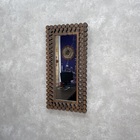 Espelho Corpo Inteiro Decorativo Palermo 65x130 Marrom