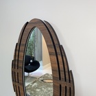 Espelho Corpo Inteiro Decorativo Siena 78x131 Marrom