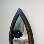 Espelho Corpo Inteiro Decorativo Sorento 60x131 Preto