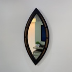 Espelho Corpo Inteiro Decorativo Sorento 60x131 Preto