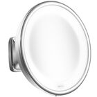 Espelho de Aumento Plástico Redondo Parede 5x Visage Lux Cromado Ring Light Gardie