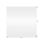 Espelho de Banheiro Quadrado 80x80cm Lapidado Quadra Arte Própria