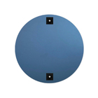 Espelho de Banheiro Redondo 35x35cm Lapidado Solara Arte Própria