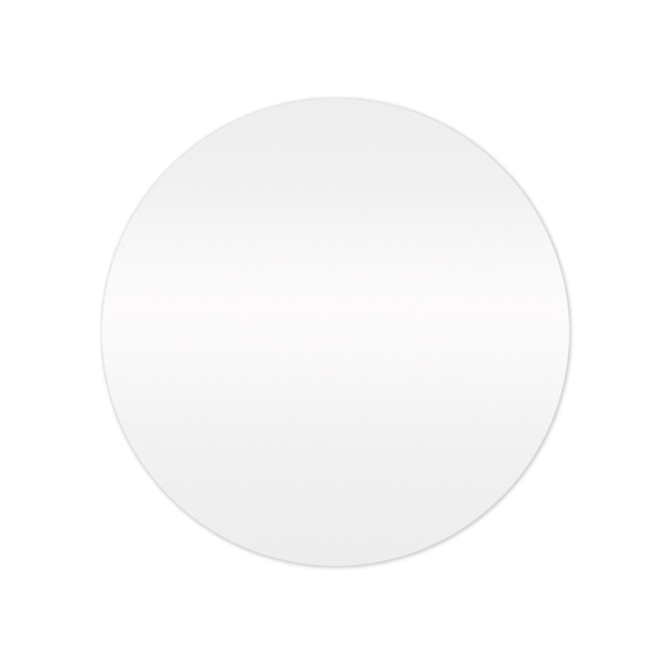 Espelho de Banheiro Redondo 35x35cm Lapidado Solara Arte Própria