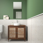 Espelho de Banheiro Retangular Sem Moldura Autoadesivo Espelhado 100x50cm Leve Speed Temper