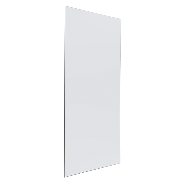 Espelho de Banheiro Retangular Sem Moldura Autoadesivo Espelhado 100x50cm Leve Speed Temper