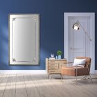 Espelho De Chão Com Moldura E Apliques 130x210cm Decore Pront