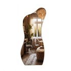 Espelho De Chão Orgânico E18 Grande Corpo Inteiro 170x70  Mol