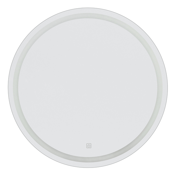 Espelho de LED Redondo Bivolt 60x60cm Luminus Pettra