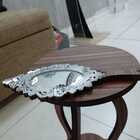 Espelho De Mao Provençal  39x14 Lins Pegui Prata