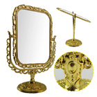 Espelho De Mesa Dupla Face Decoraçao Retro Maquiagem Vintage