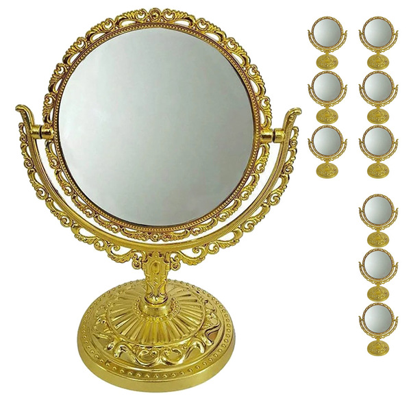 Espelho De Mesa Princesa 10 Unidades Penteadeira Vintage Dupl