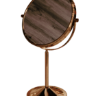 Espelho De Mesa Red Gold 5x De Aumento Italy Line Único