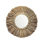 Espelho De Palha Composição De Parede 50cm Único
