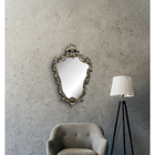 Espelho De Parede Clássico Moldura Em Resina 40x60cm Dourado