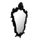 Espelho De Parede Clássico Moldura Em Resina 40x60cm Preto
