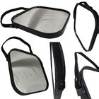 Espelho De Parede Em Metal E Alca Em Couro