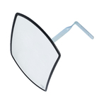 Espelho de Segurança Retangular 50x31cm Borracha 1202 Vision