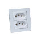 Espelho De Tomada Duplo Reto Com 2 Tomadas 10a Branco