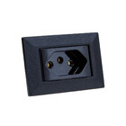 Espelho De Tomada Simples Chanfrado Com 1 Tomada 10a Branco