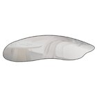 Espelho Decorativo 119cm Orgânico Dalla Costa Preto Fosco