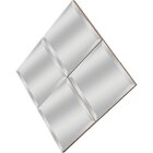 Espelho Decorativo 13 80x80cm Tx27 Bw Quadros Marrom