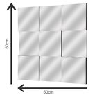 Espelho Decorativo 22 60x60cm Pp Bw Quadros Preto