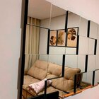 Espelho Decorativo 3d 55x55cm Liverpool Lopes Decor Espelhado