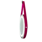 Espelho Decorativo 60 Cm Diâmetro Com Led Rosa Pink