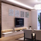 Espelho Decorativo Acrílico De Parede Design Rosa Espelhada 3