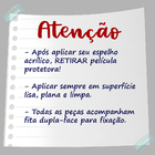 Espelho Decorativo Acrílico - Quadrados 02 - Prata - Prata - P