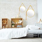 Espelho Decorativo Adnet Marrom Alça Macramê Preta 20 Cm Redo