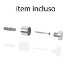 Espelho Decorativo Adnet Vintage Alça Corrente 40 Cm Redondo