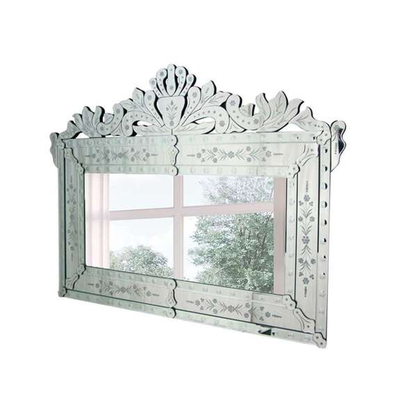 Espelho Decorativo Agostin 90x120 Cm Prata