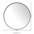 Espelho Decorativo Alamanda 60cm Preto - Jb Bechara