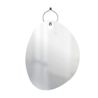 Espelho Decorativo Aramado Wire Boll Preto 60x45 Cm Orgânico