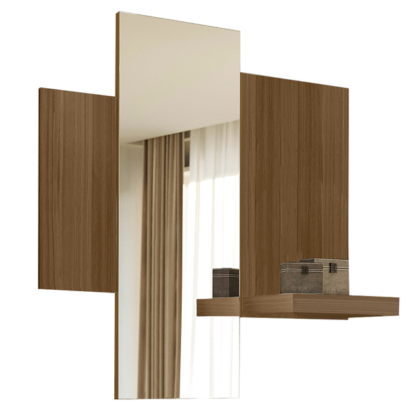 Espelho Decorativo Atlanta 91cm N01 Moldura Imbuia - Lyam Dec