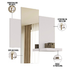 Espelho Decorativo Atlanta 91cm N01 Moldura Off White - Lyam