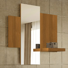 Espelho Decorativo Atlanta 91cm N01 Moldura Ypê - Lyam Decor