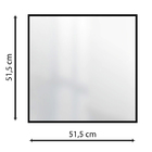 Espelho Decorativo Barcelona Moldura Preta 50x50 Cm