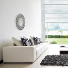 Espelho Decorativo Bola Circular Cinza 0,18x60cm