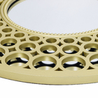 Espelho Decorativo Bola Circular Dourado 0,18x60cm