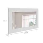 Espelho Decorativo Búzios (125x60) Branco