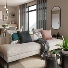 Espelho Decorativo Cápsula Preto 71x30cm